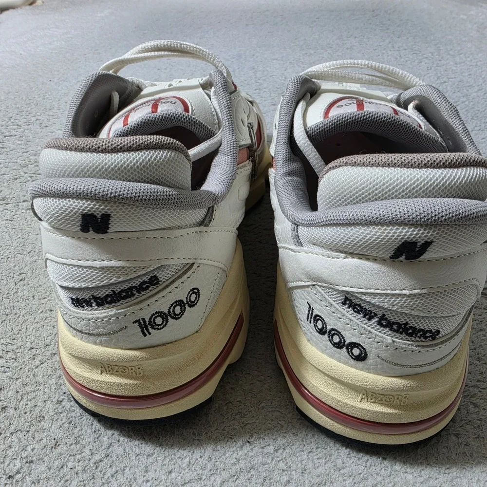 NEW New Balance 1000 Sneakers Men 12 White Angora Moonrock M1000CB Retro Running